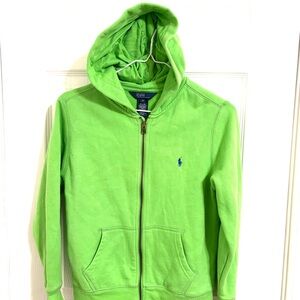 Ralph Lauren Vibrant Green Kids Hoodie